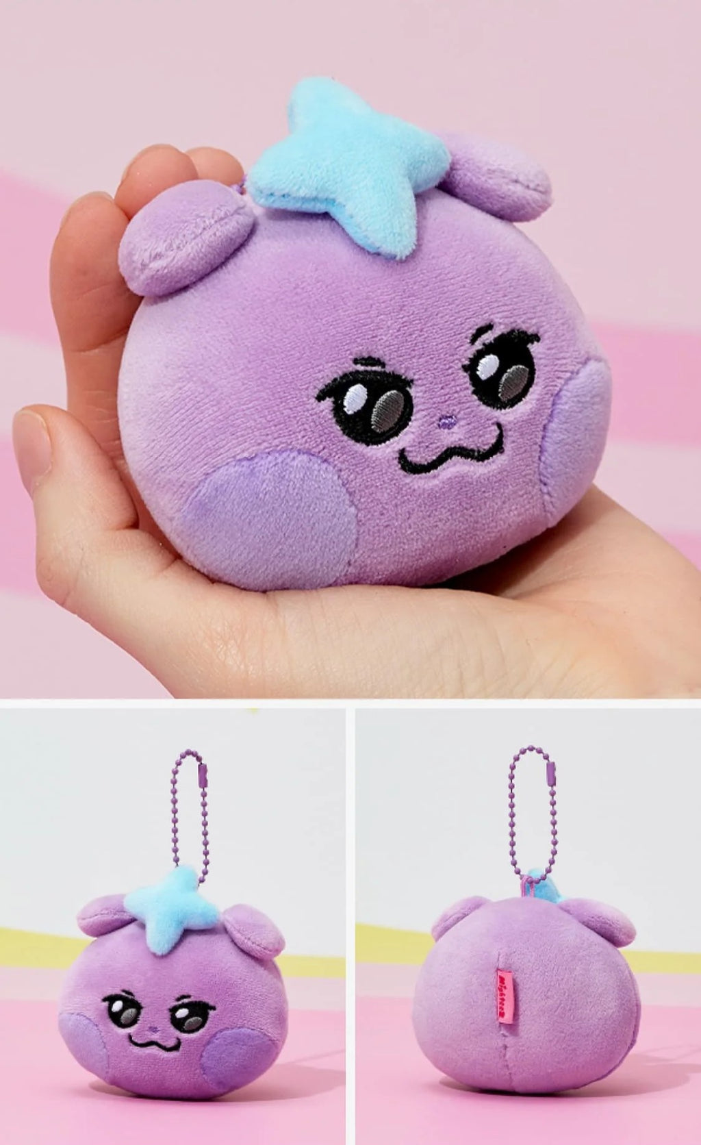 ATEEZ - MIGHTEEZ Face Plush Keyring