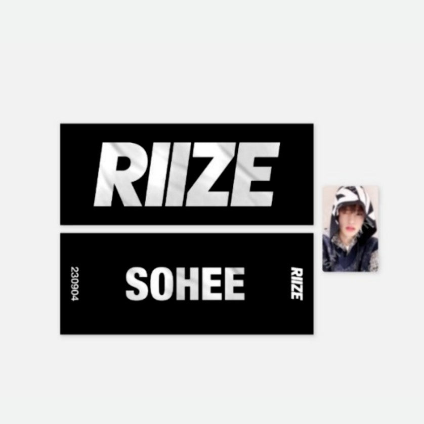 RIIZE - RIIZE UP OFFICIAL MD / SOHEE SLOGAN + PHOTOCARD SET + ZIP LOCK POUCH