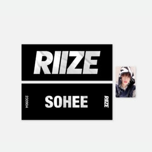 RIIZE - RIIZE UP OFFICIAL MD / SOHEE SLOGAN + PHOTOCARD SET + ZIP LOCK POUCH