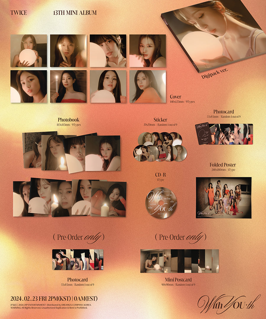 TWICE with you-th kakaotalk ツウィ TWICE - With YOU-th / Digipack - K-Pop Time
