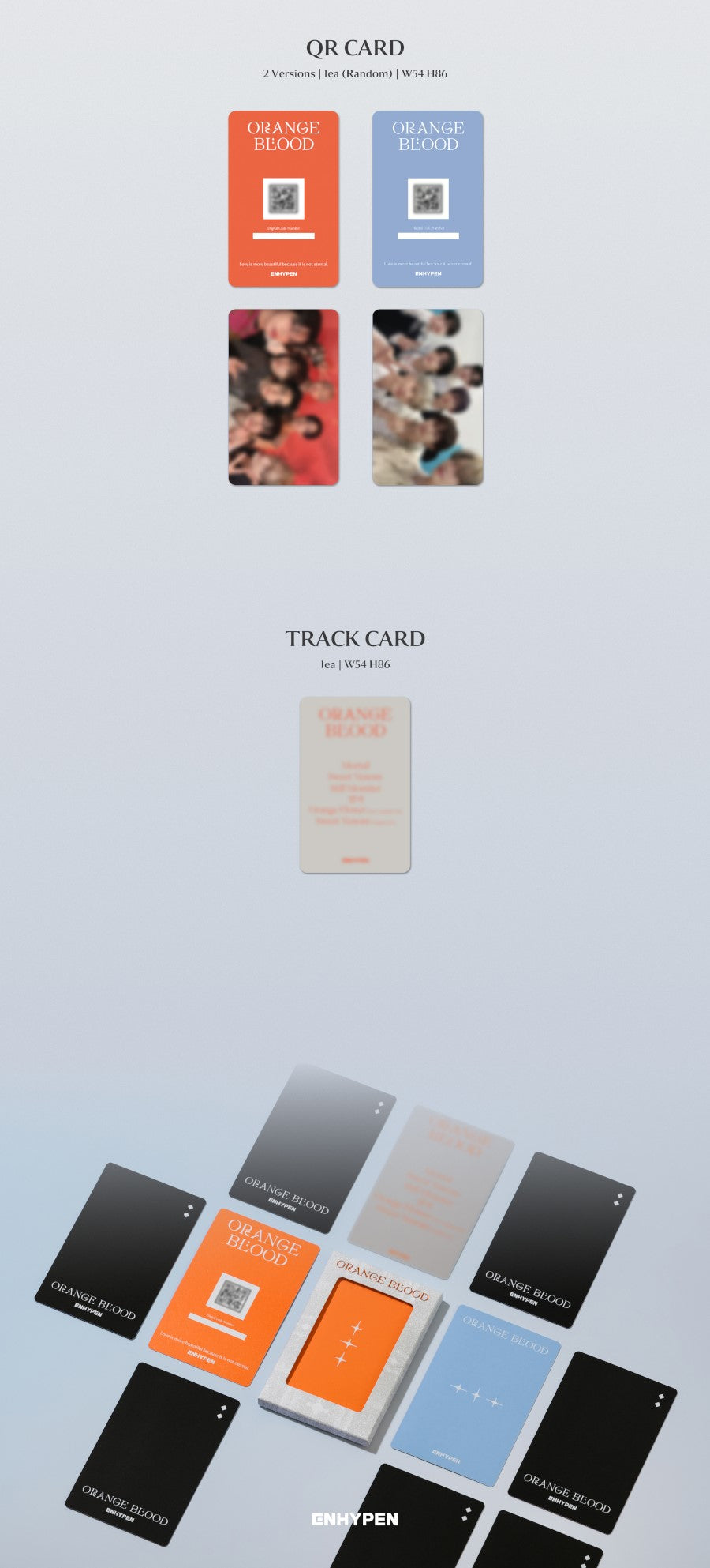 ENHYPEN - ORANGE BLOOD (Weverse Albums Ver. QR CARD) - K-Pop Time