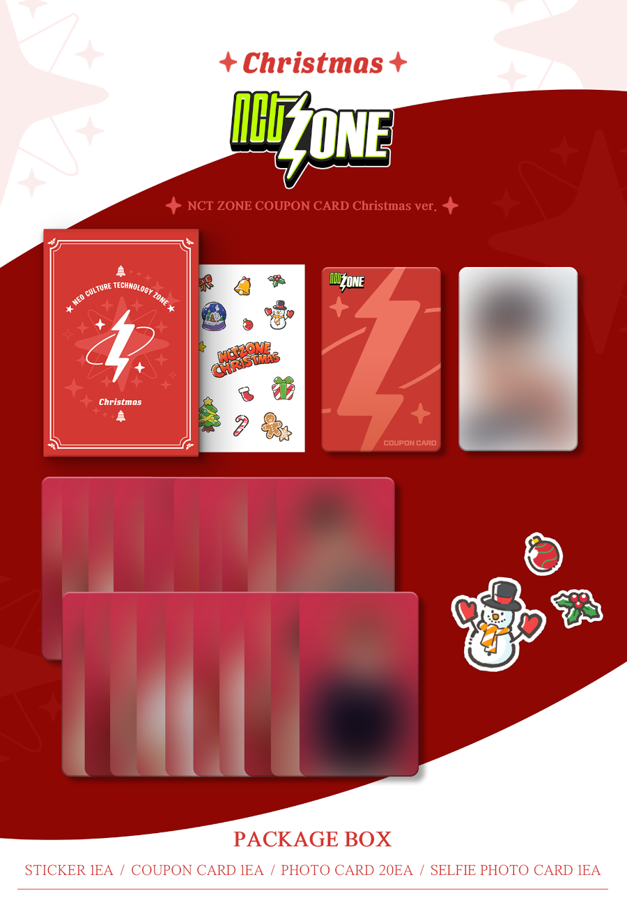 NCT - NCT ZONE GAME COUPON CARD SET : CHRISTMAS ver. - K-Pop Time