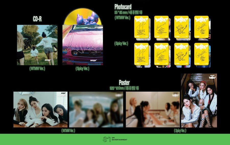 aespa - My World (ZINE ver.) - Random of 2 versions - K-Pop Time