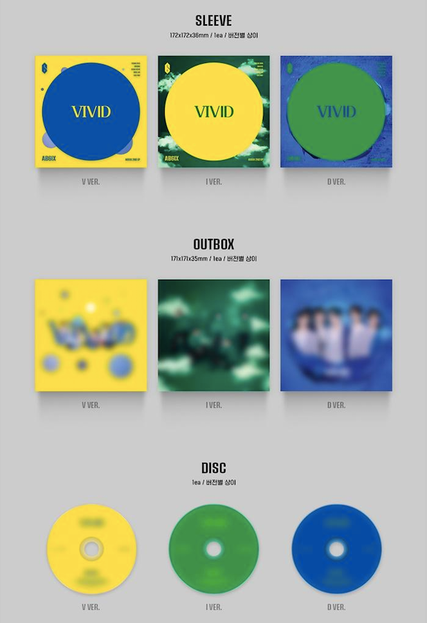 AB6IX - 2nd Mini Album : VIVID - K-Pop Time AB6IX - 2nd Mini Album : VIVID - K-Pop Time