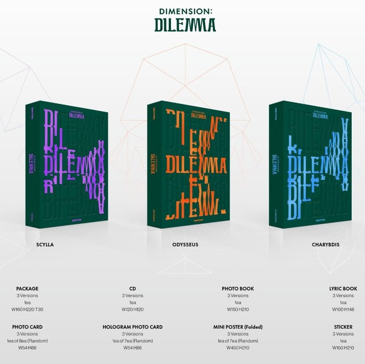 ENHYPEN - DIMENSION : DILEMMA [Random of 3 Versions*) - K-Pop Time