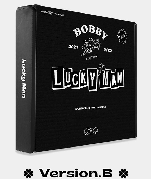 BOBBY (IKON) - 2nd FULL ALBUM : LUCKY MAN  (B Ver)