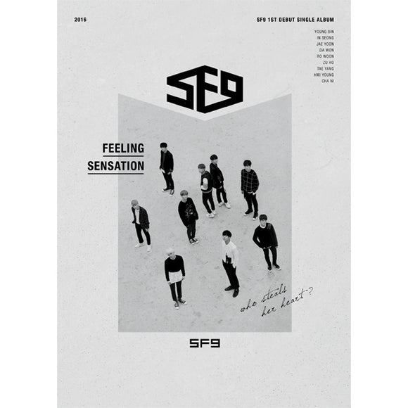 SF9 - 1st Debut Single Album : Feeling Sensation