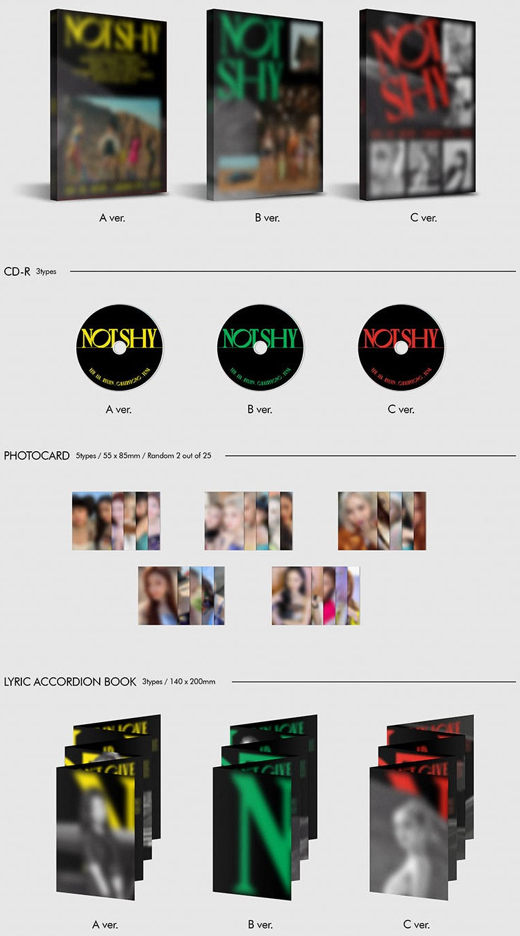 ITZY - Not Shy (Random Versions A, B or C) - K-Pop Time