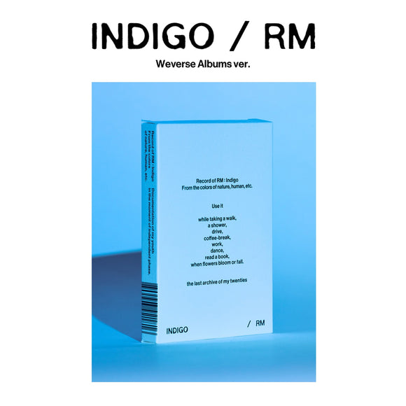 RM - Indigo [Postcard Edition/Weverse Albums ver.]
