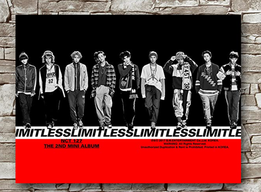 NCT 127 - WALL PICTURE PRINT : LIMITLESS ALBUM COVER ART