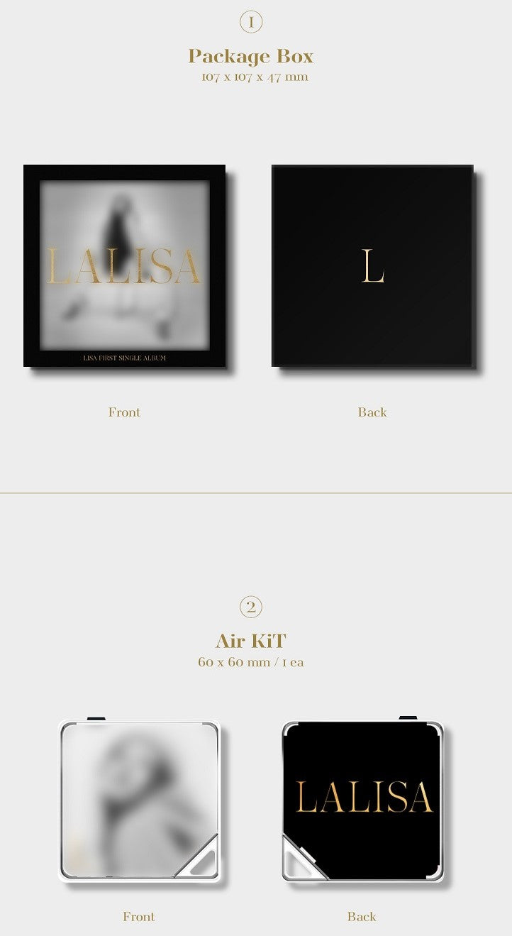 アイドル LALISA VINYL and KIT ALBUM LALISA VINYL and KIT ALBUM LISA (BLACKPINK) - LALISA [KiT