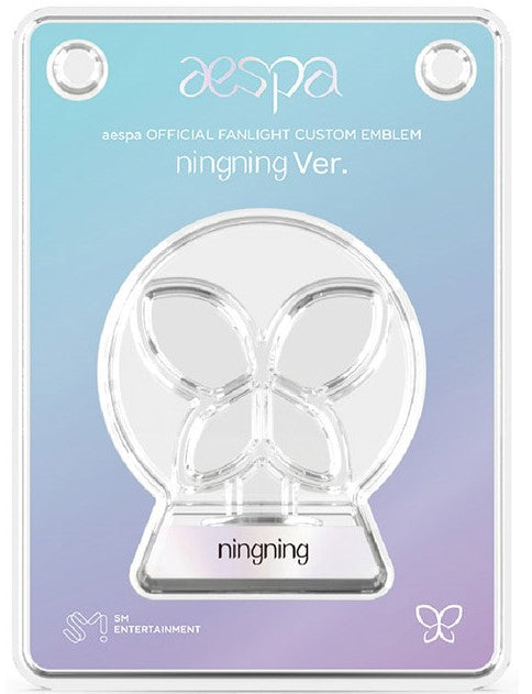 aespa OFFICIAL FANLIGHT winter エンブレム トレカ Buy Aespa - Official Fanlight Custom Emblem - Winter Online | Sanity