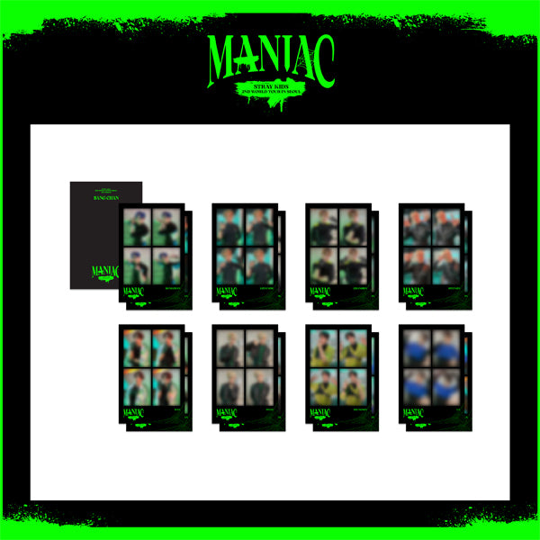 STRAY KIDS - SKZ MANIAC MERCH : 4-CUT PHOTO SET