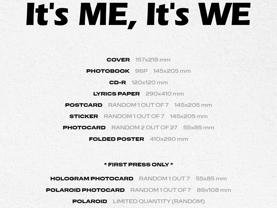 TEMPEST - It's ME, It's WE (Random of 2 Versions*) - K-Pop Time