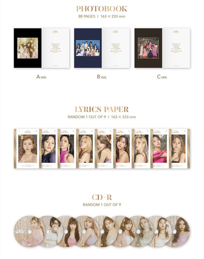 TWICE - Feel Special (8th Mini Album - Random of 3 Versions) - K