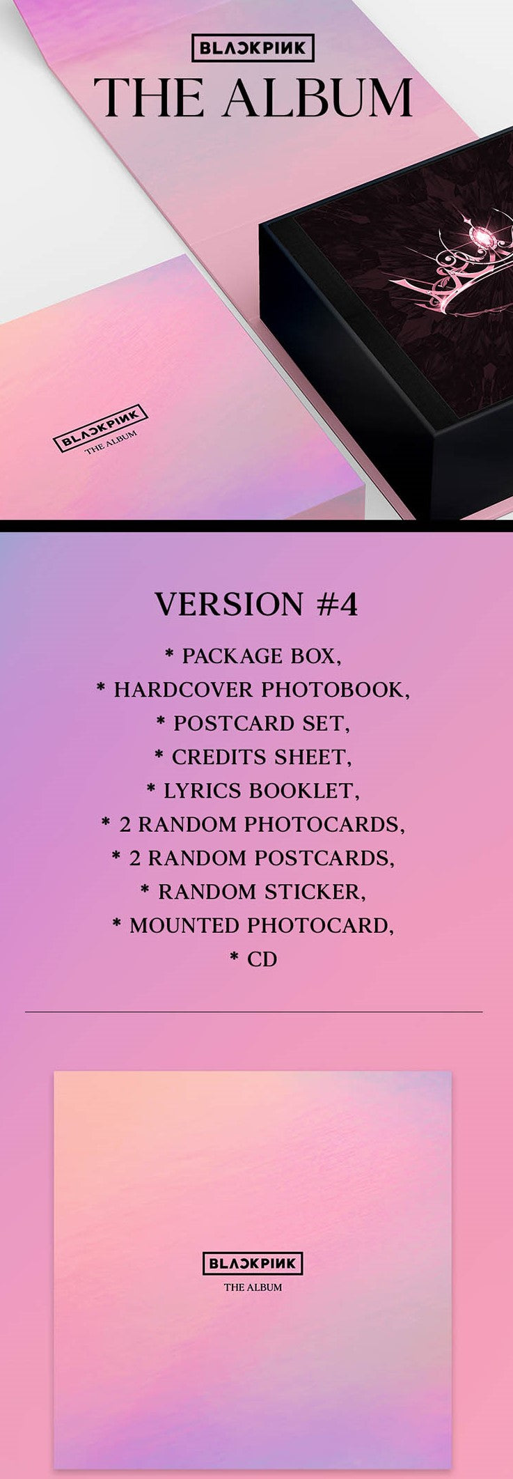 BLACKPINK - THE ALBUM (Choice of 4 Versions) - K-Pop Time