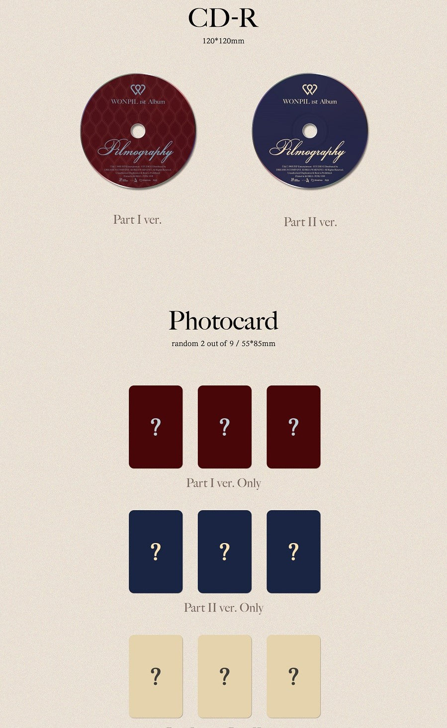 Day6 ウォンピル Wonpil 1st Album Pilmography Wonpil 1st Album - Pilmography – Choice Music LA