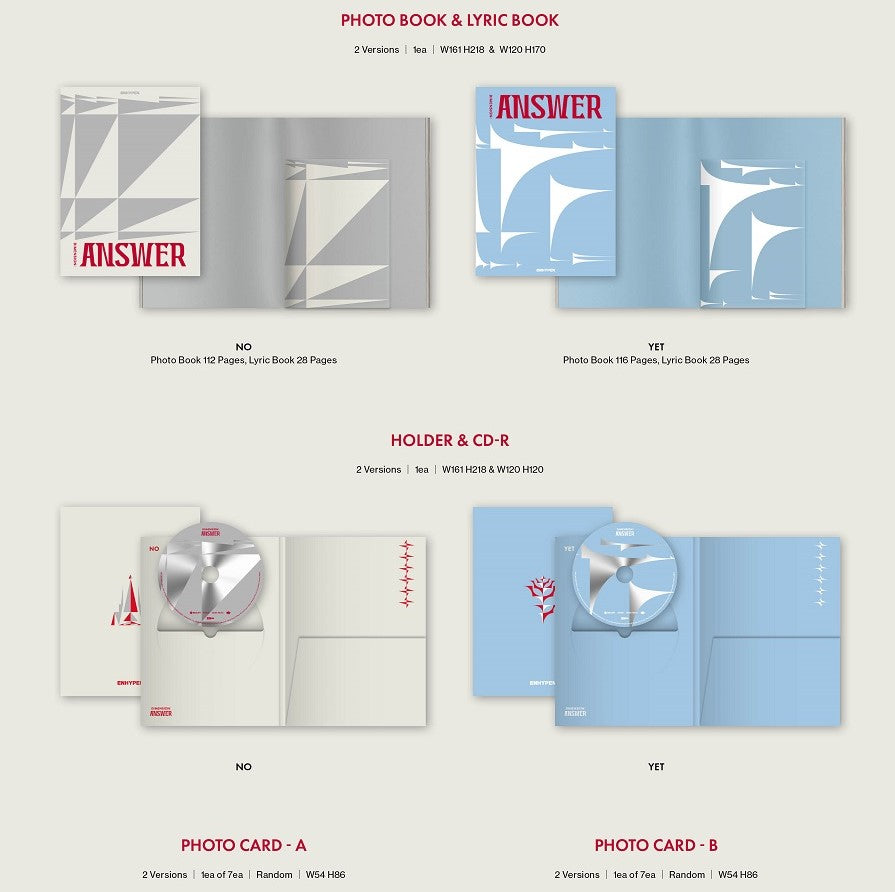ENHYPEN - DIMENSION : ANSWER [RANDOM of 2 VERSIONS*] - K-Pop Time