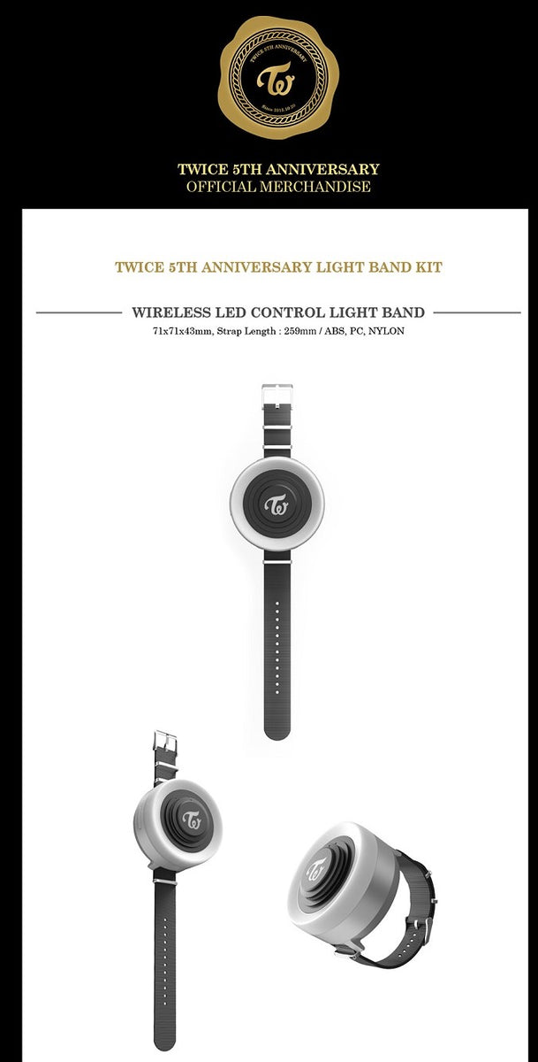 TWICE - 5TH ANNIVERSARY LIGHT BAND KIT (Including a Necklace and