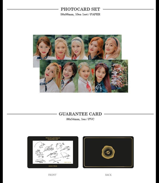 TWICE - 5TH ANNIVERSARY LIGHT BAND KIT (Including a Necklace and