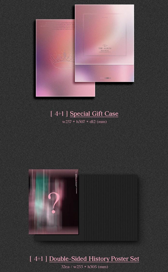 Blackpink the album 4+1 limited edition 2024 photobook set