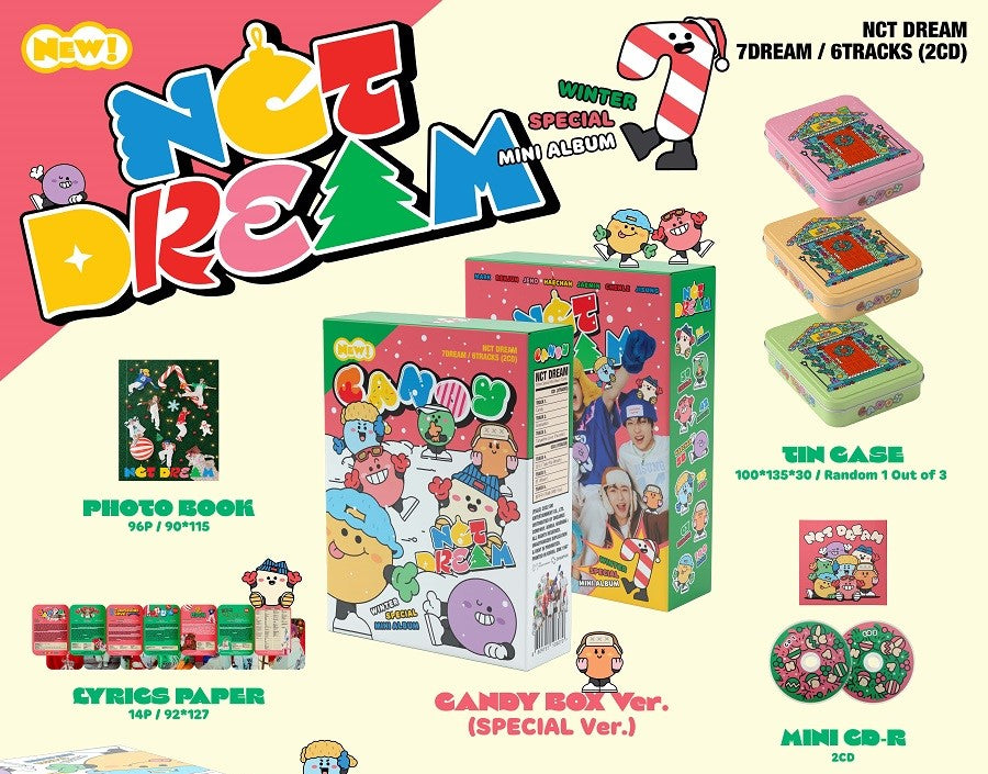 NCT DREAM - Winter Special Mini Album : Candy [CANDY BOX/SPECIAL