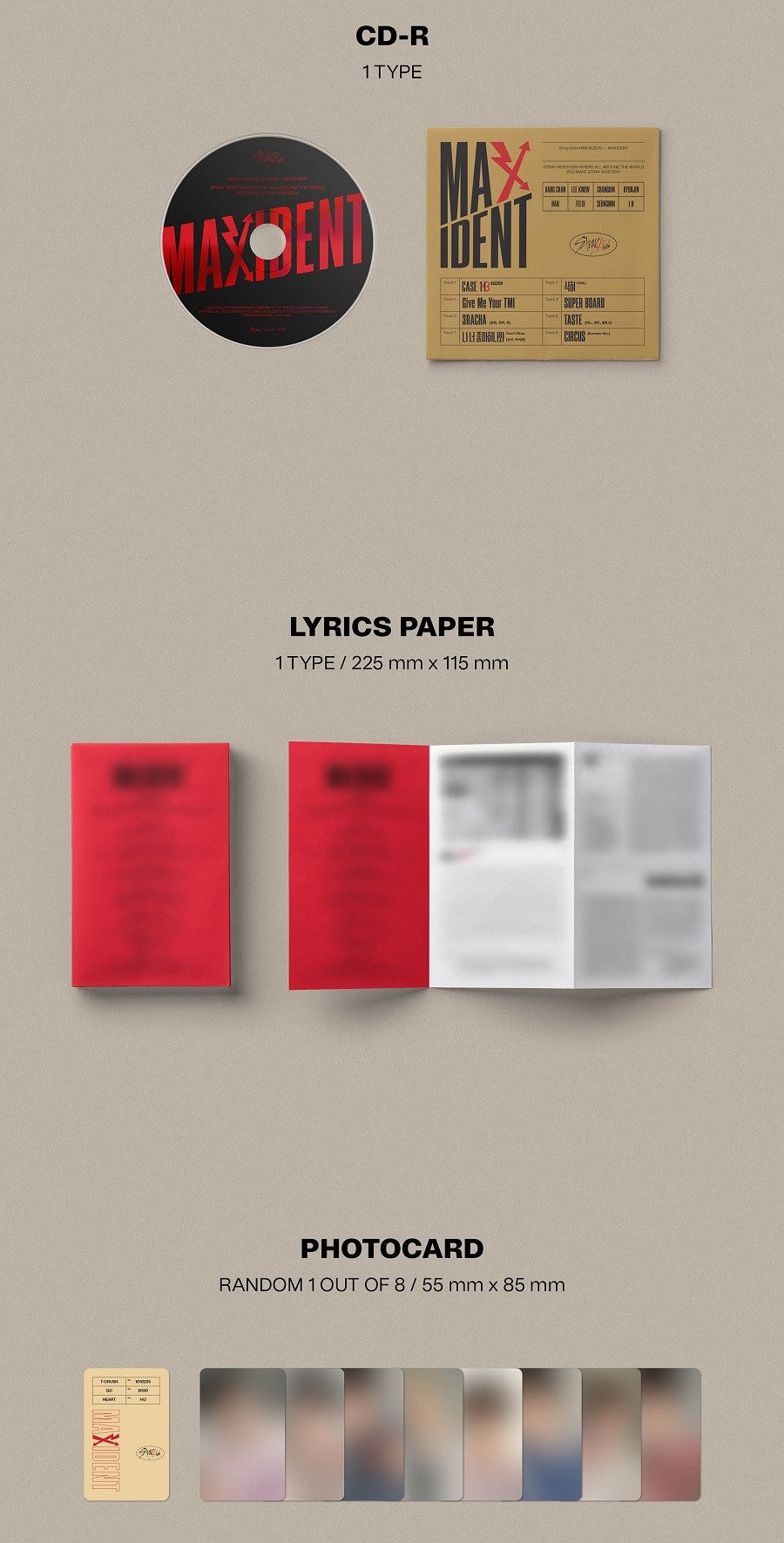 STRAY KIDS - MAXIDENT (Case Ver.) - K-Pop Time