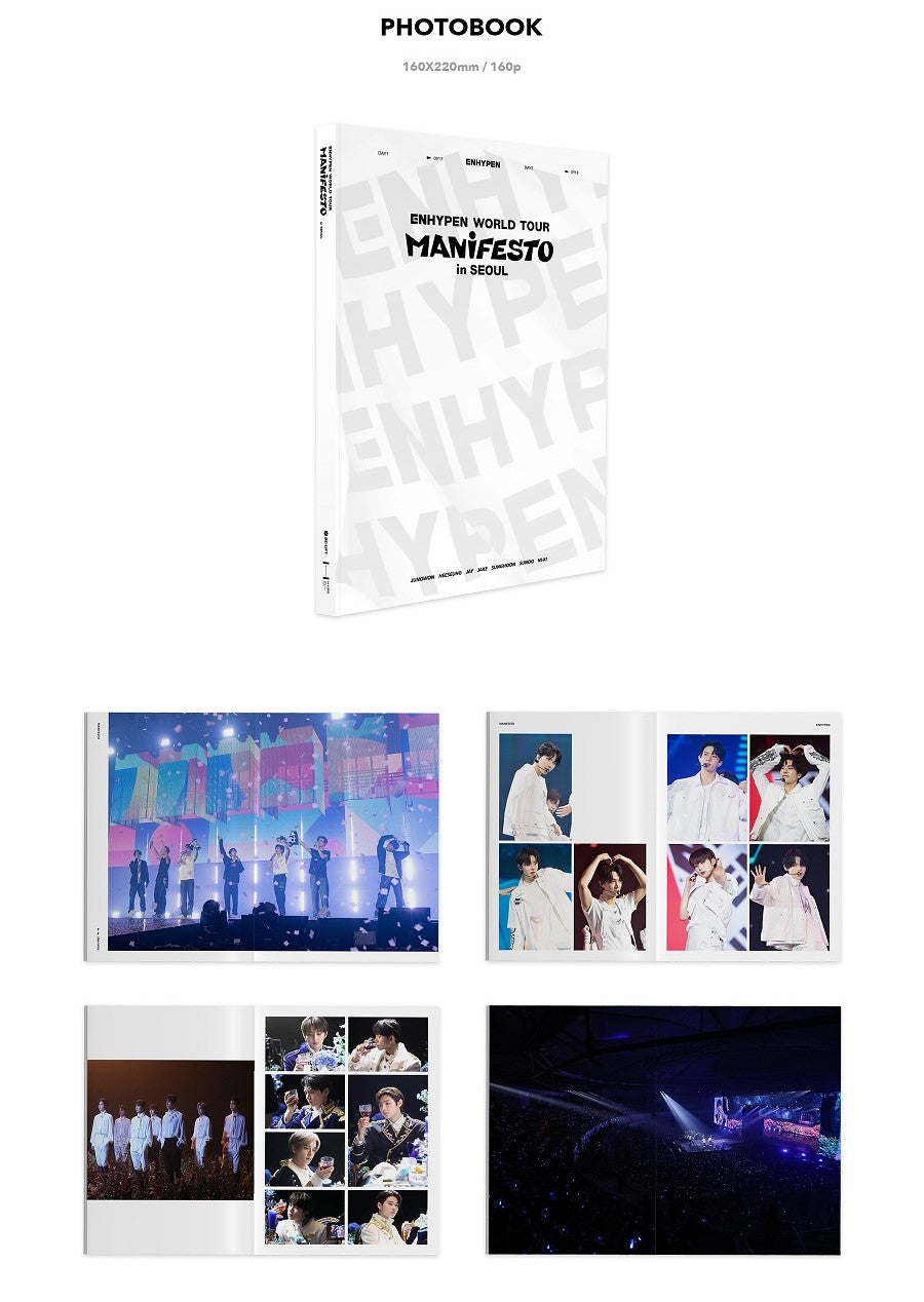 ENHYPEN - WORLD TOUR Manifesto in Seoul DVD - K-Pop Time