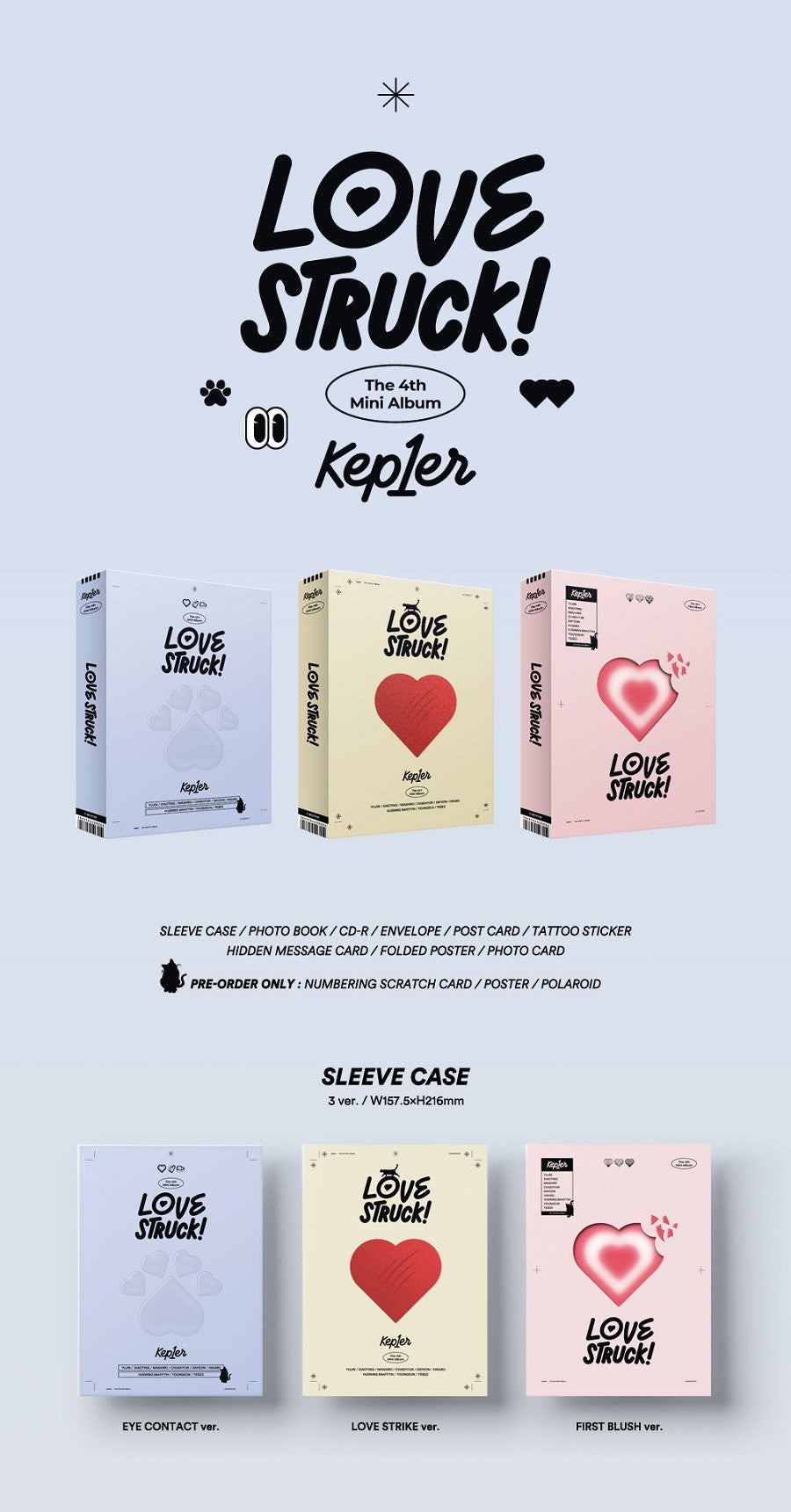 Kep1er - LOVE STRUCK! (Random of 3 Versions) - K-Pop Time