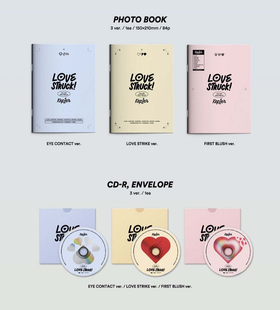 Kep1er - LOVE STRUCK! (Random of 3 Versions) - K-Pop Time