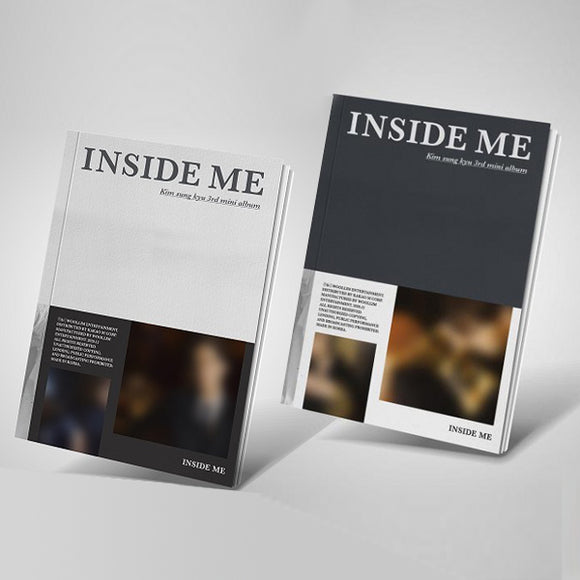 KIM SUNG KYU (INFINITE) - 3rd Mini Album : INSIDE ME (Random of 2 Versions)