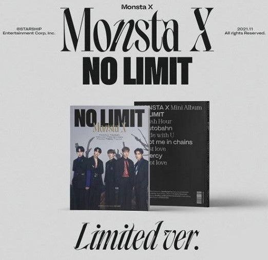 MONSTA X - NO LIMIT (Limited Ver.)