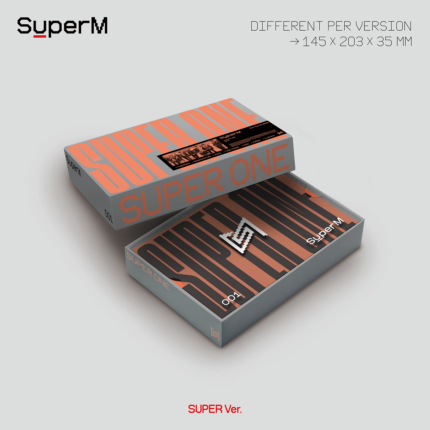 SuperM -The 1st Album 'Super One' (Super Ver.) - K-Pop Time