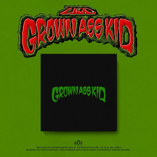 ZICO - Grown Ass Kid  (Photobook/Box version)