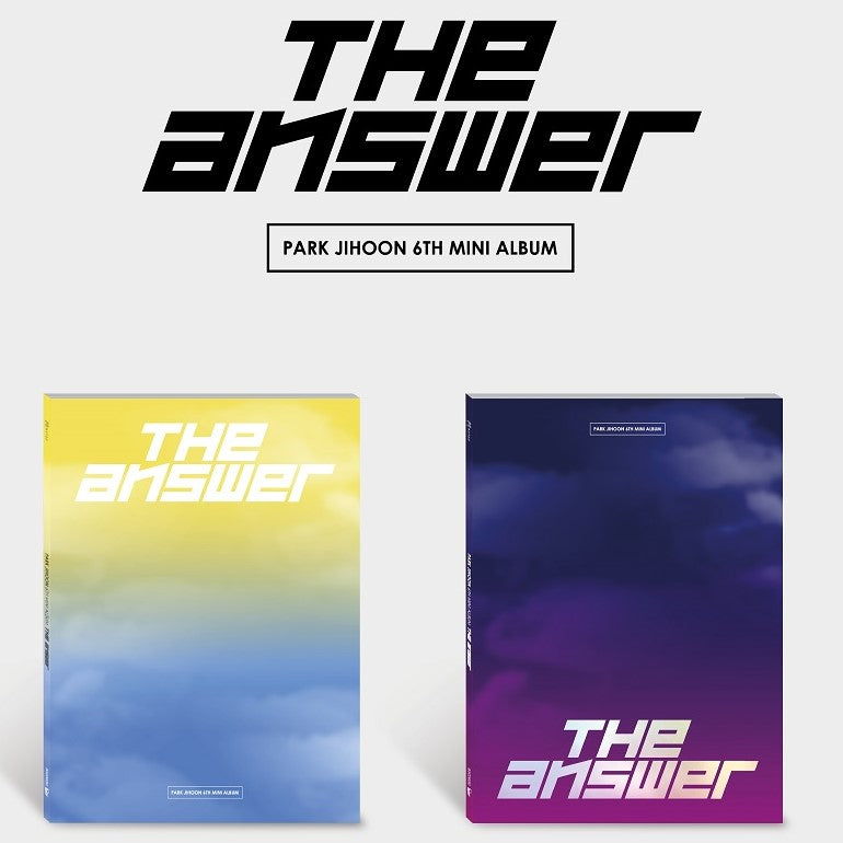 PARK JI HOON - THE ANSWER (Random of 2 Versions)