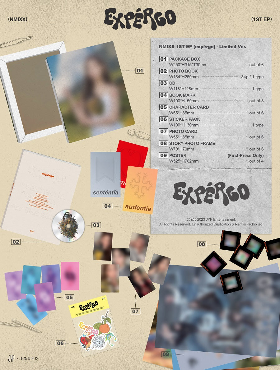 NMIXX EXPERGO ポップアップ　popup リリー　セット jp.ktown4u.com : NMIXX - 1ST EP [expérgo] (ランダムバージョン)