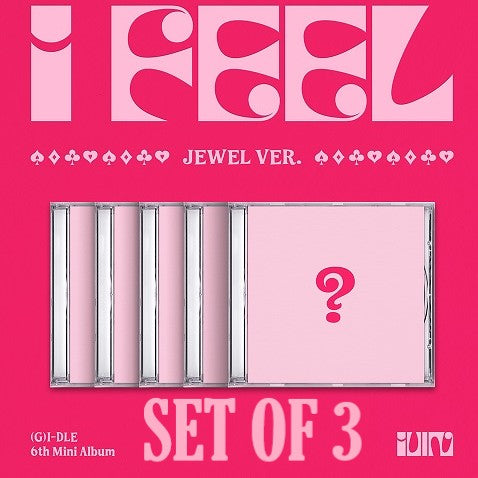 (G)I-DLE - I feel (JEWEL ver -SET OF 5)