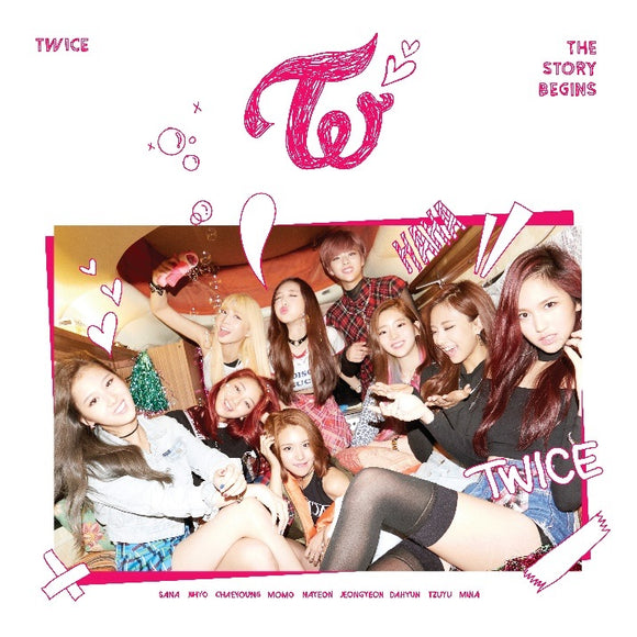 TWICE - The 1st mini album : THE STORY BEGINS CD