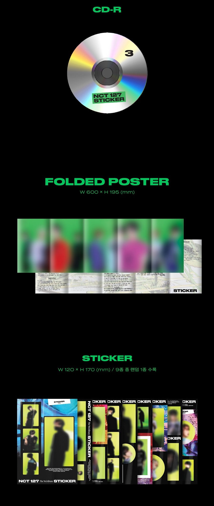 NCT 127 - Sticker : Sticky ver - K-Pop Time