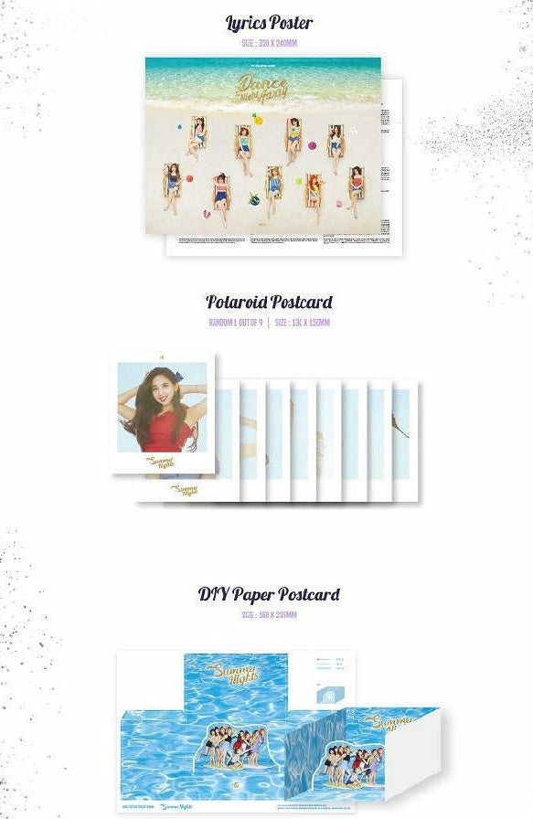 twice 「summer nights」初回限定版3枚 twice 「summer nights」初回