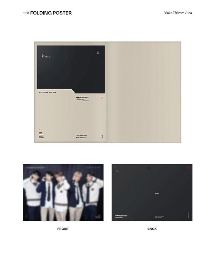 TXT - MEMORIES : THIRD STORY (4DVD BOXSET + Weverse Gift