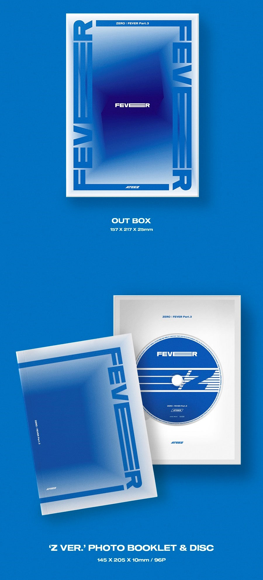 ATEEZ - ZERO : FEVER Part 3 (Choice of 3 versions) - K-Pop Time